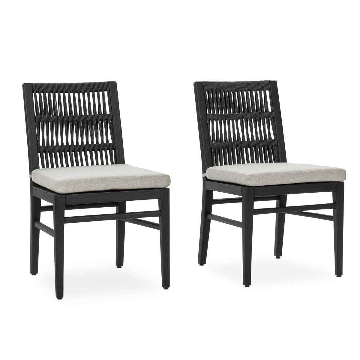 Westville Black Outdoor Dining Chair (Set of 2) by Classic Home at Eve Furniture