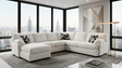 Westwood Cream LAF Sectional by New Era Innovations at Eve Furniture