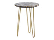 Westwood Gold/Blue Accent Table by Crestview at Eve Furniture