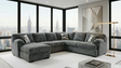 Westwood Gunmetal LAF Sectional by New Era Innovations at Eve Furniture