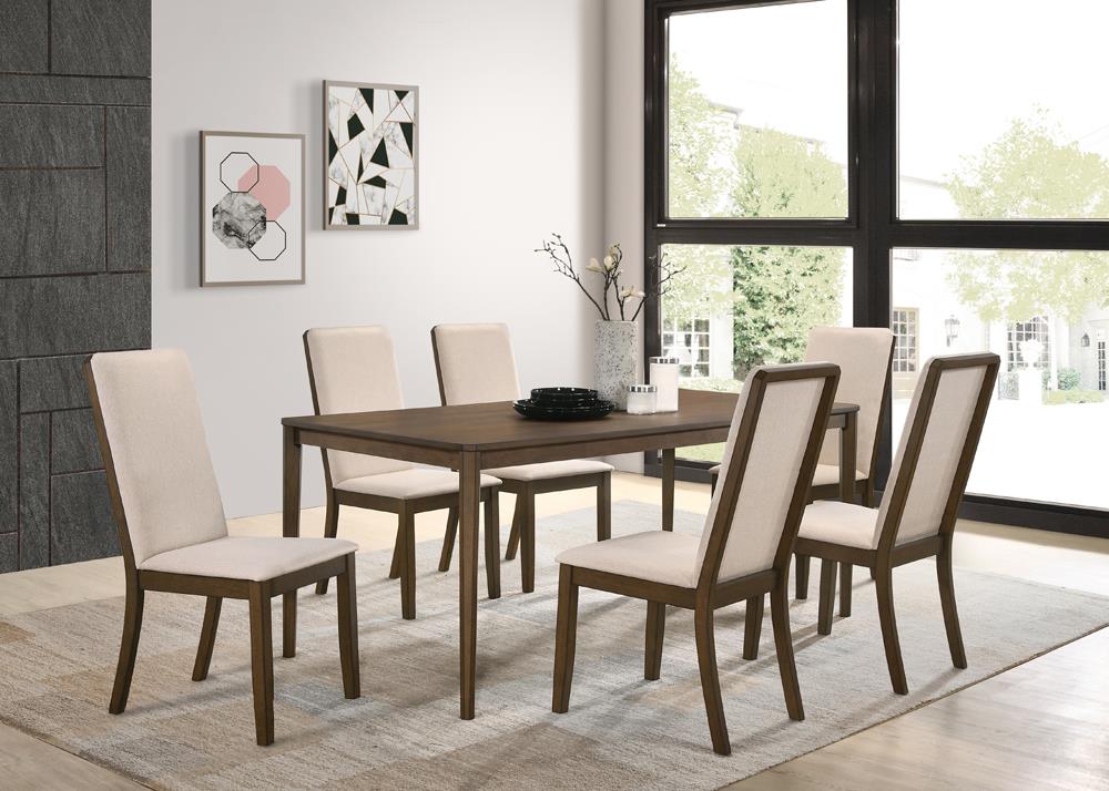 Wethersfield Medium Walnut/Latte 5-Piece Dining Set