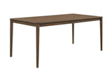 Wethersfield Medium Walnut Dining Table with Clipped Corner