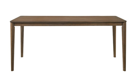 Wethersfield Medium Walnut Dining Table with Clipped Corner