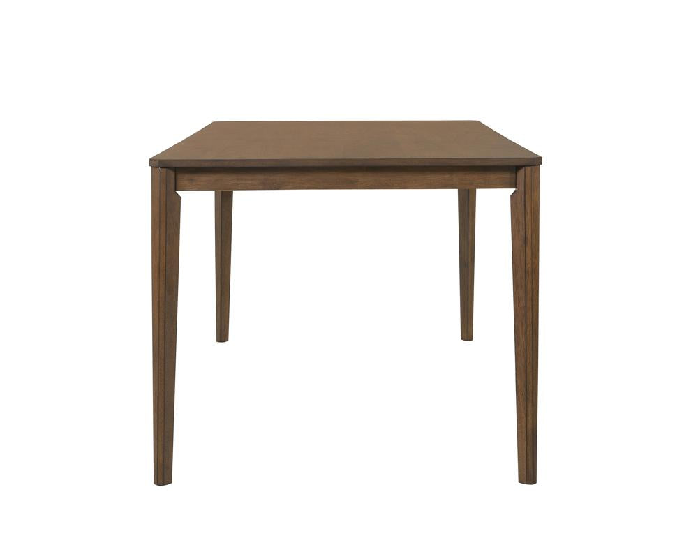 Wethersfield Medium Walnut Dining Table with Clipped Corner