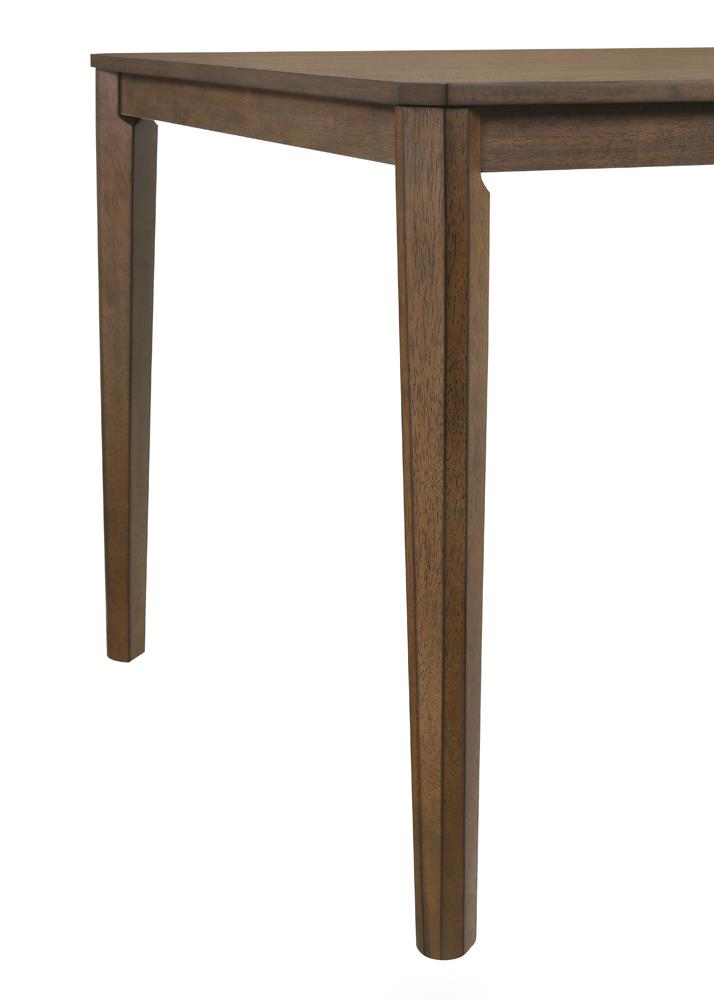 Wethersfield Medium Walnut Dining Table with Clipped Corner