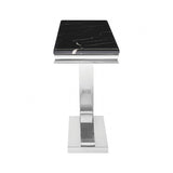 Wettingen Black/Chrome Sofa Table by Furniture of America at Eve Furniture