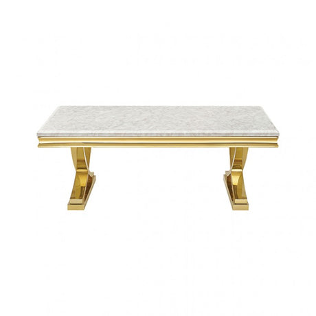 Wettingen Gold/Beige Coffee Table by Furniture of America at Eve Furniture
