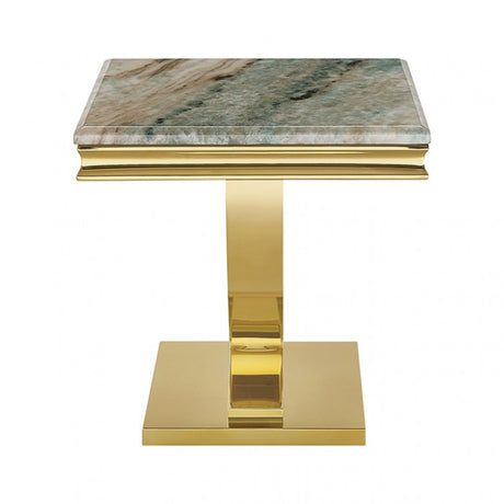 Wettingen Gold/Green End Table by Furniture of America at Eve Furniture