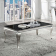 Wetzikon Black/Silver Coffee Table by Furniture of America at Eve Furniture