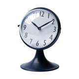Weymouth Blue Metal Glass Dome Table Clock by Mercana at Eve Furniture