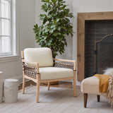 Wezly Ivory Accent Chair by Zuomod at Eve Furniture