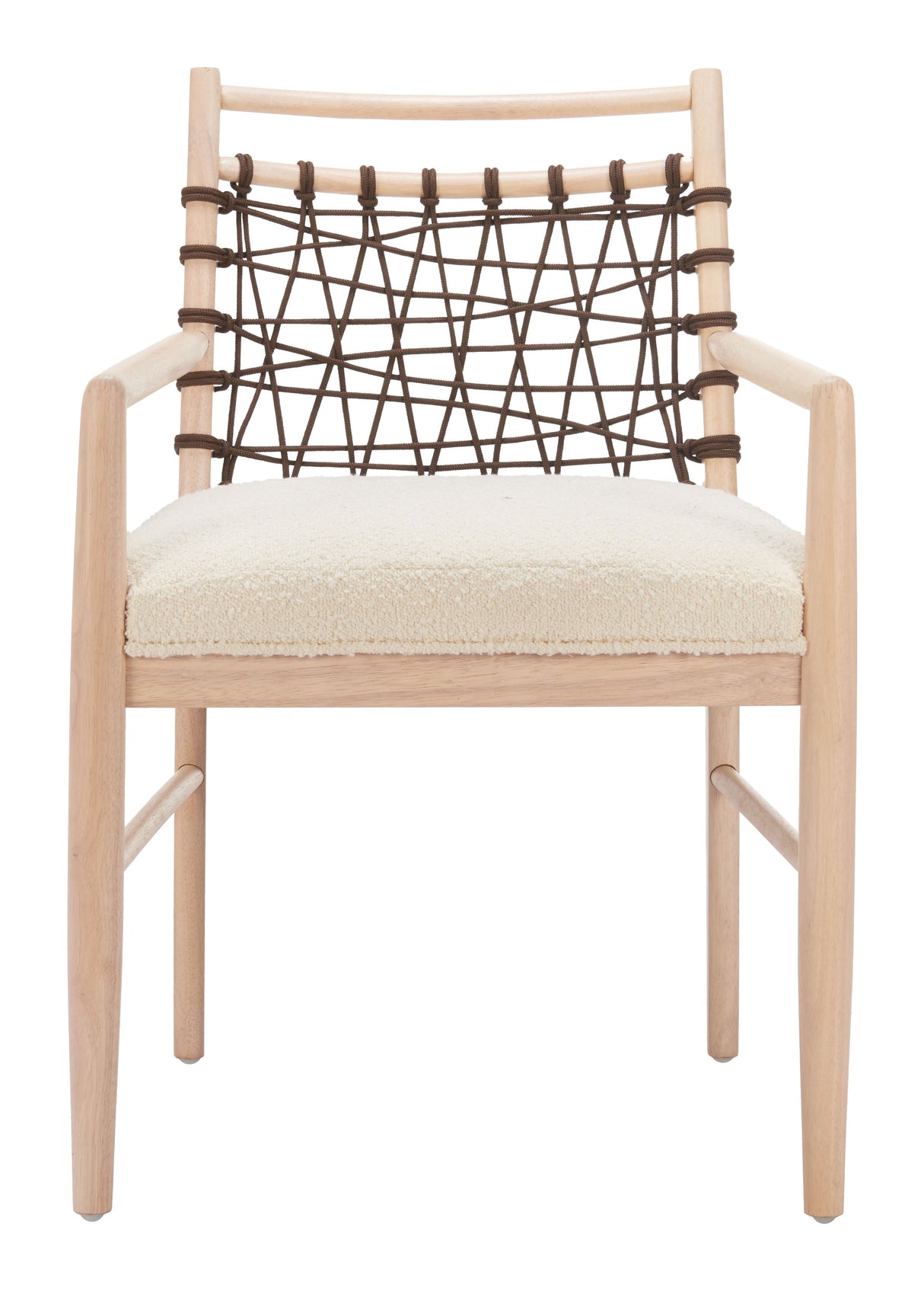 Wezly Ivory Dining Chair (Set of 2) by Zuomod at Eve Furniture