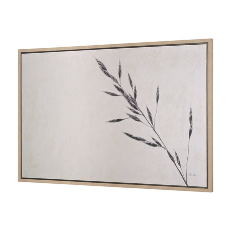 Wheat Grass III by Mercana Studio a Hand Embellished Textured Framed Canvas by Mercana at Eve Furniture