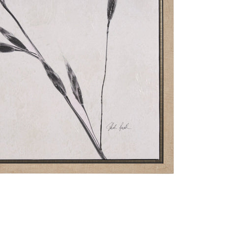 Wheat Grass III by Mercana Studio a Hand Embellished Textured Framed Canvas by Mercana at Eve Furniture