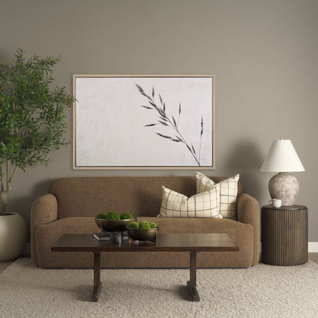 Wheat Grass III by Mercana Studio a Hand Embellished Textured Framed Canvas by Mercana at Eve Furniture