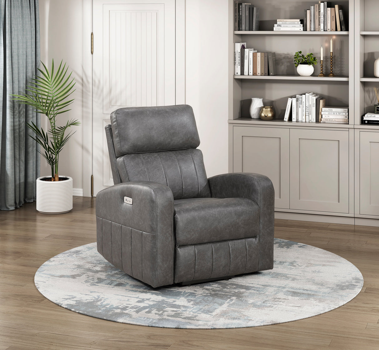 Wheaton Gray Power Lift Chair