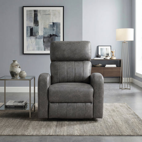 Wheaton Gray Power Lift Chair by Homelegance at Eve Furniture