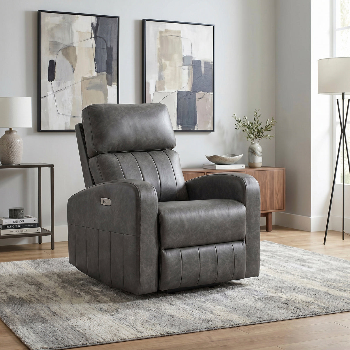 Wheaton Gray Power Lift Chair