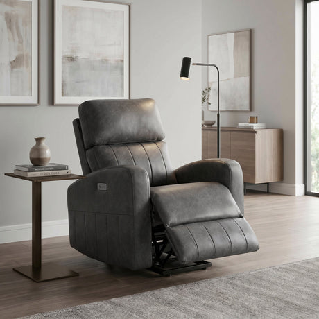 Wheaton Gray Power Lift Chair by Homelegance at Eve Furniture
