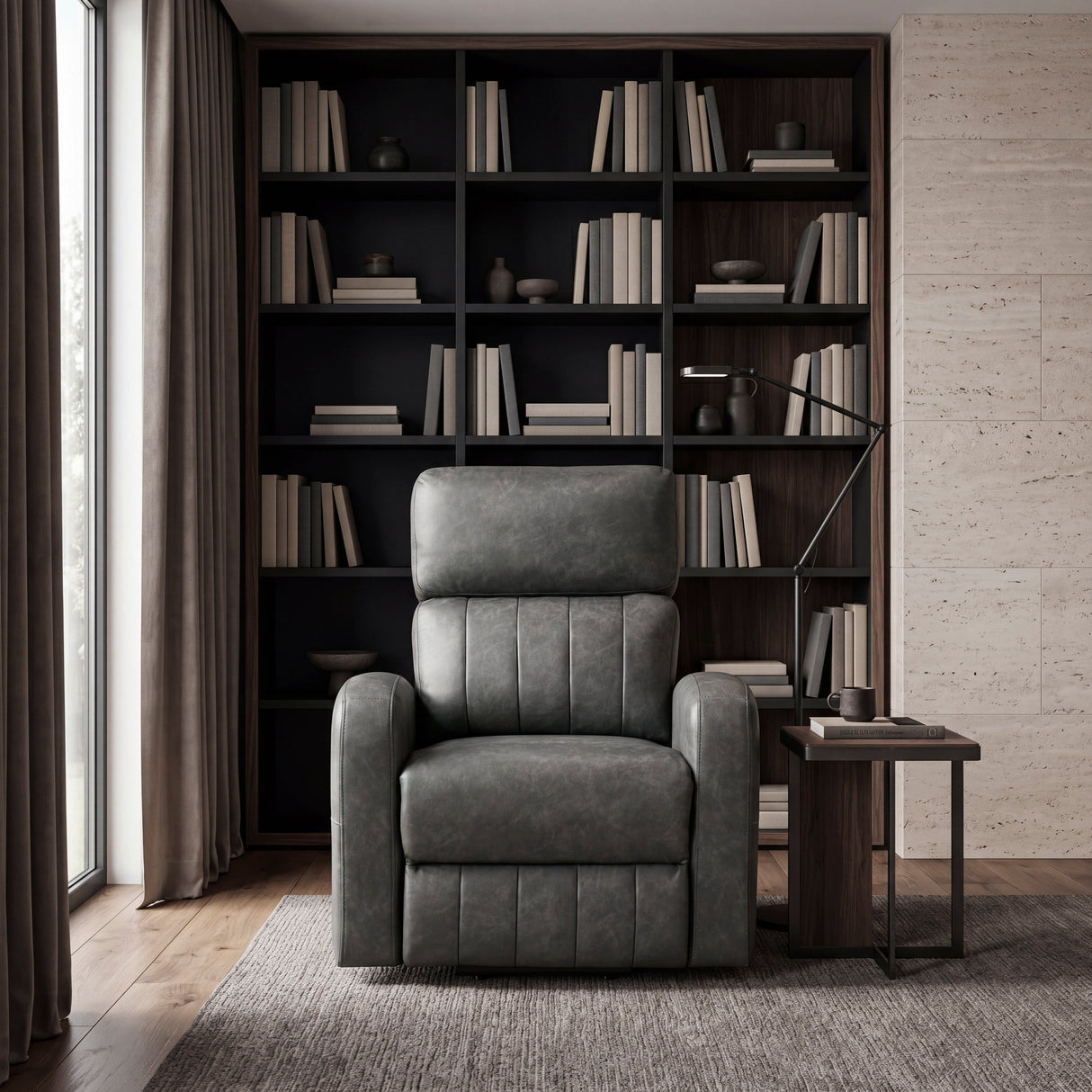 Wheaton Gray Power Lift Chair