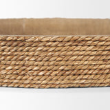 Wheaton Light Brown Wood w/ Natural Jute Serving Trays by Mercana at Eve Furniture