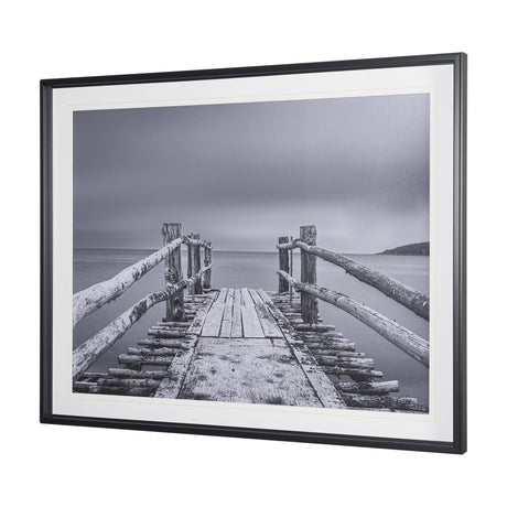 Where Water Waits by Chad Mackay Textured FramedPhoto Print Matted under Glass by Mercana at Eve Furniture