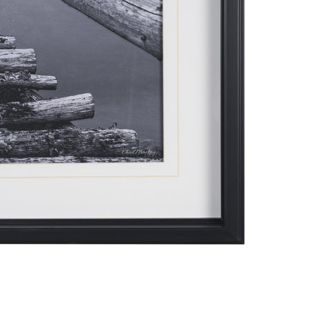 Where Water Waits by Chad Mackay Textured FramedPhoto Print Matted under Glass by Mercana at Eve Furniture