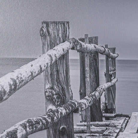 Where Water Waits by Chad Mackay Textured FramedPhoto Print Matted under Glass by Mercana at Eve Furniture