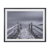 Where Water Waits by Chad Mackay Textured FramedPhoto Print Matted under Glass by Mercana at Eve Furniture