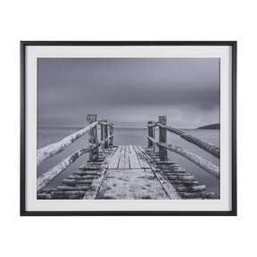 Where Water Waits by Chad Mackay Textured FramedPhoto Print Matted under Glass by Mercana at Eve Furniture