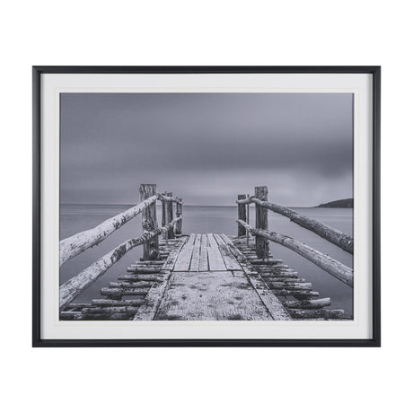 Where Water Waits by Chad Mackay Textured FramedPhoto Print Matted under Glass by Mercana at Eve Furniture