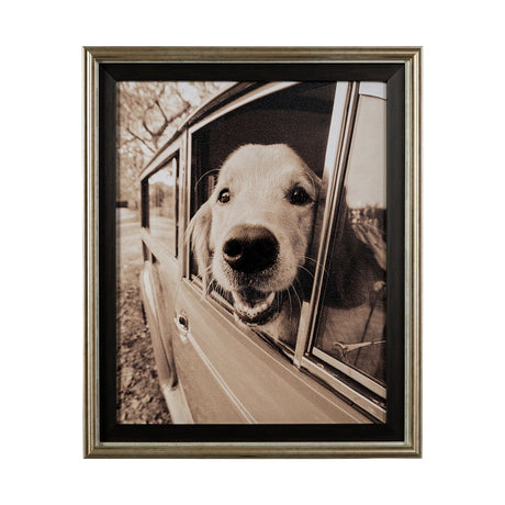 Where you go by Jim Drafield a Hand Embelished Textured Framed Photo Art Print by Mercana at Eve Furniture