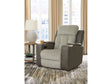 WhipLash Sisal Power Recliner by Ashley at Eve Furniture