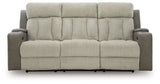 WhipLash Sisal Power Reclining Sofa and Loveseat by Ashley at Eve Furniture