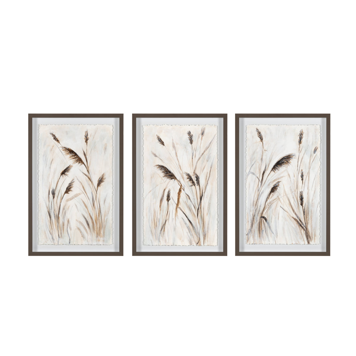 Whispful Thinking Brown/White Wall Art by Crestview at Eve Furniture