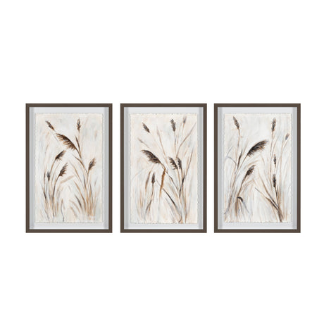 Whispful Thinking Brown/White Wall Art by Crestview at Eve Furniture