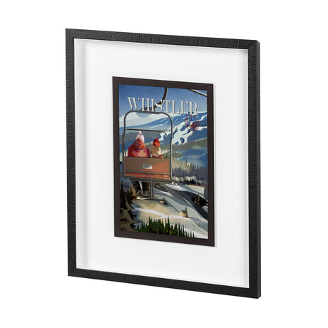 Whistler Go Canada (M) by Mercana Studio a Framed Art Print Matted under Glass by Mercana at Eve Furniture