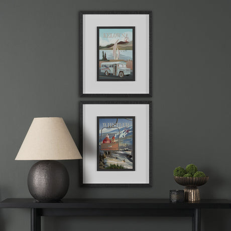 Whistler Go Canada (M) by Mercana Studio a Framed Art Print Matted under Glass by Mercana at Eve Furniture
