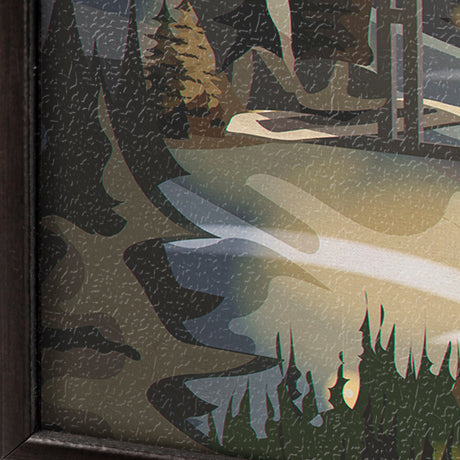 Whistler Go Canada (SM) by Mercana Studio a Hand Embellished Decograph Framed Art Print by Mercana at Eve Furniture