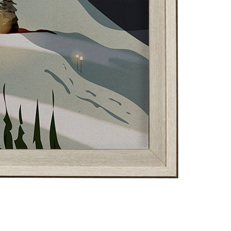 Whistler Go Canada (XL) by Mercana Studio a Hand Embellished Decograph Framed Art Print under Glass by Mercana at Eve Furniture