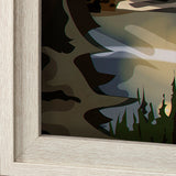 Whistler Go Canada (XL) by Mercana Studio a Hand Embellished Decograph Framed Art Print under Glass by Mercana at Eve Furniture