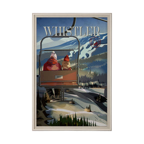 Whistler Go Canada (XL) by Mercana Studio a Hand Embellished Decograph Framed Art Print under Glass by Mercana at Eve Furniture