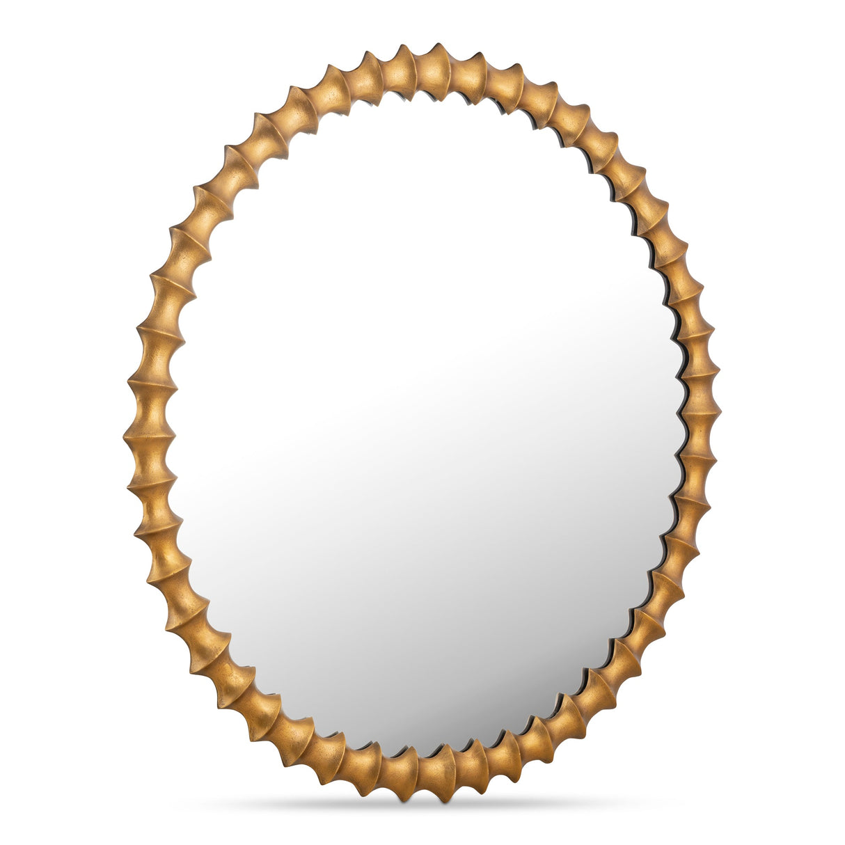 Whitby Aged Brass Mirror by MOES at Eve Furniture