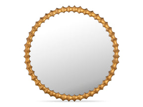 Whitby Aged Brass Mirror by MOES at Eve Furniture