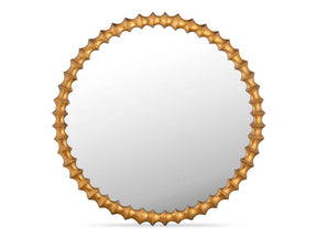 Whitby Aged Brass Mirror