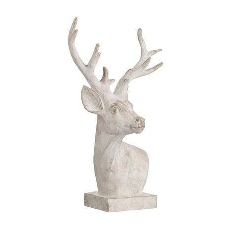 Whitby White Hart Sculpture by Crestview at Eve Furniture