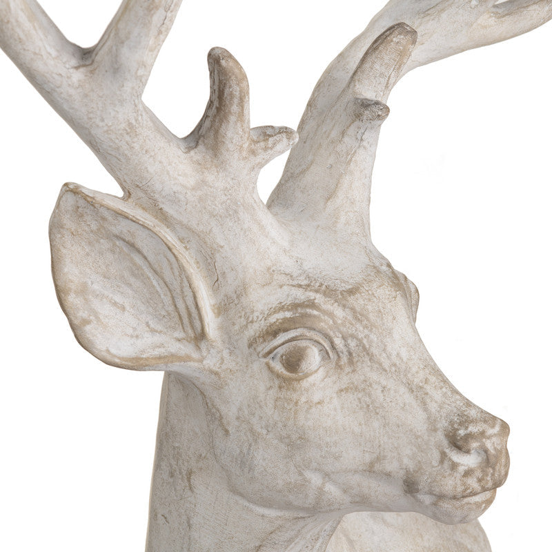 Whitby White Hart Sculpture by Crestview at Eve Furniture