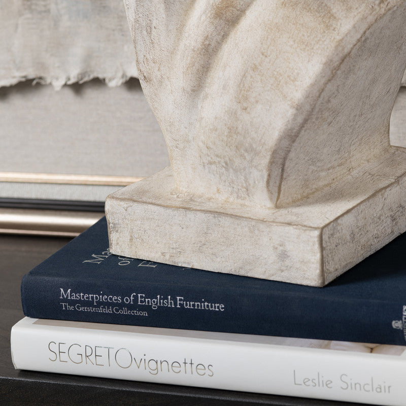 Whitby White Hart Sculpture by Crestview at Eve Furniture