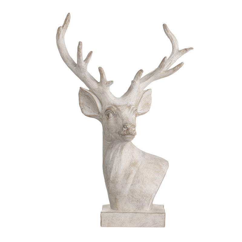 Whitby White Hart Sculpture by Crestview at Eve Furniture