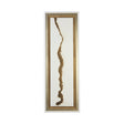 White and Gold river by Studio M a Framed Art Print Matted under Glass by Mercana at Eve Furniture